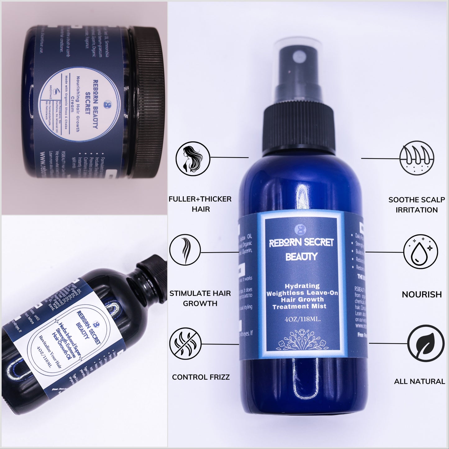 Herbal Hair Growth & Restoration Bundle
